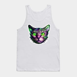 Violet cat Tank Top